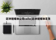 区块链媒体公司cailu[区块链媒体宣发]